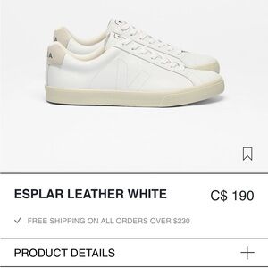 Veja Esplar White Cream Sneakers